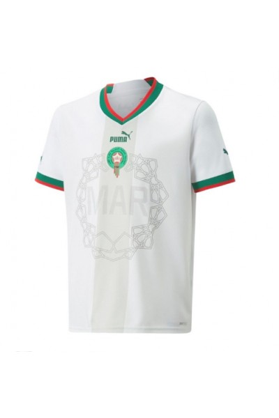 Fotbalové Dres Maroko Venkovní Oblečení MS 2022 Krátký Rukáv